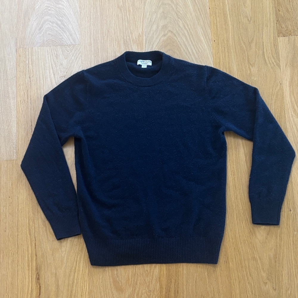 Crewcuts Navy Cashmere Sweater